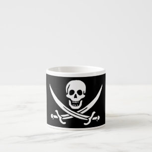 Jolly Roger Pirate Flag Espresso Kop