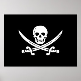 Jolly Roger Pirate Flag Poster