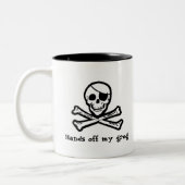 Jolly Roger Pirate Grog Mok (Links)