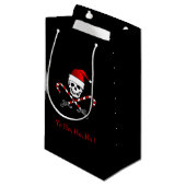 Jolly Roger Pirate kerstcadeau Klein Cadeauzakje (Voorkant Gekanteld)