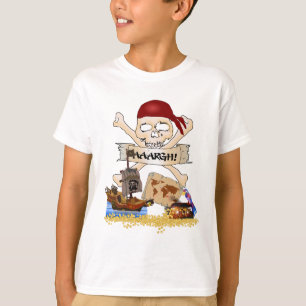 Jolly Roger, Pirate Ship & Pirate's Chest T-shirt