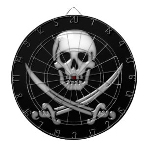 Jolly Roger Pirate Skull Dartbord
