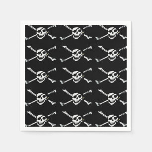 Jolly Roger Pirate Skull Napkins Servetten