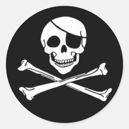 Jolly Roger Pirate Stickers (Voorkant)