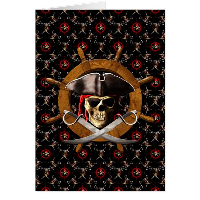 Jolly Roger Pirate Wheel (Voorkant)