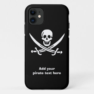 Jolly roger piratenvlag iPhone 11 hoesje