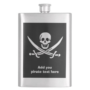 Jolly roger piratenvlag flacon
