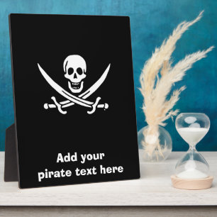 Jolly roger piratenvlag fotoplaat