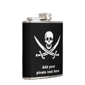 Jolly roger piratenvlag heupfles (Rechts)