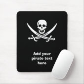 Jolly roger piratenvlag muismat (Met muis)