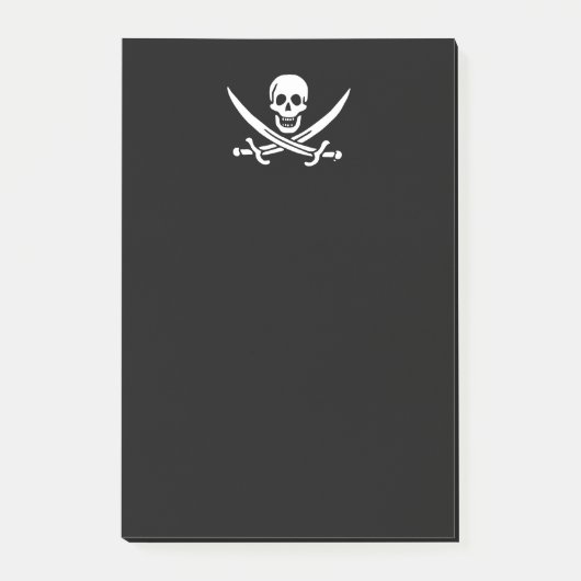 Jolly roger piratenvlag post-it® notes (Voorkant)