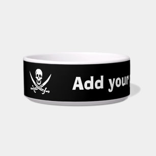 Jolly roger piratenvlag voerbakje