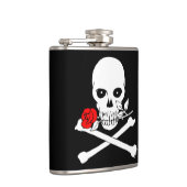Jolly Roger (Roos) Flask Heupfles (Rechts)