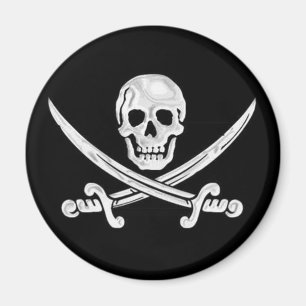 Jolly Roger Skull Magneet