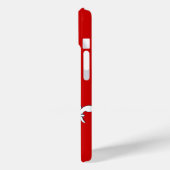 JOLLY ROGER SKULL, PIRATE PET, DRIE LILLIE MONOGRA Case-Mate iPhone CASE (Achterkant / Links)