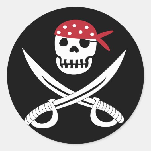 Jolly Roger Stickers (Voorkant)