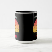 Jolly roger Sunset Pirate Ship Mug (Centre)
