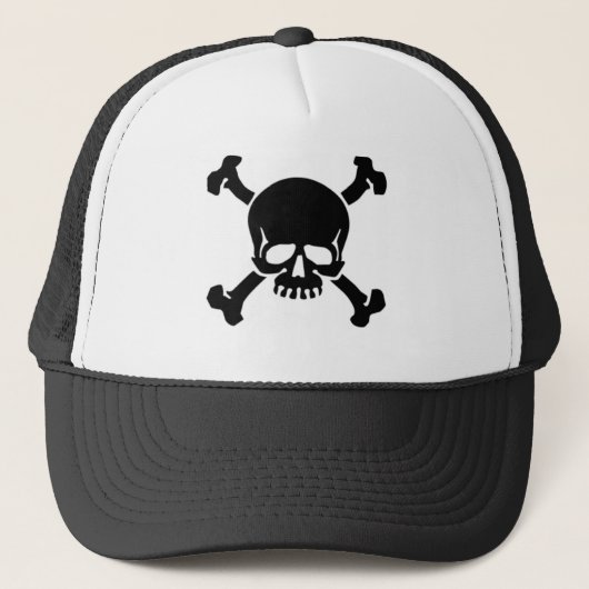 jolly-roger-tattoo trucker pet (Voorkant)