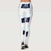 jolly roger vlag wit leggings (Achterkant)