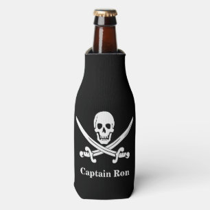 Jolly Rogers Pirate Captain Custom   Flesjeskoeler