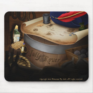 Jolly Rover hoofdmenu Muismat