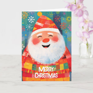 Jolly Santa, Carte de Noël sans gâteau aux fruits