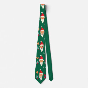 Jolly Santa Christmas Design Stropdas
