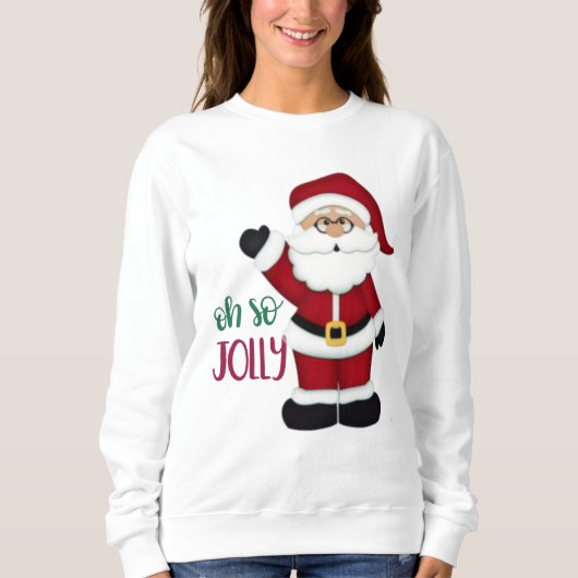 Jolly Santa Christmas Design Trui (Voorkant)
