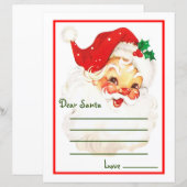 Jolly Santa Claus Beste Santa Letter (Voorkant / Achterkant)
