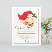 Jolly Santa Claus Beste Santa Letter (Staand voorkant)