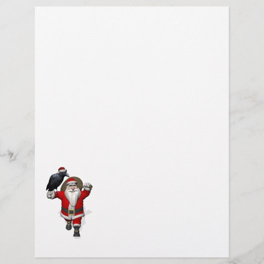 Jolly Santa Claus houdt van Black Ravens (Voorkant)