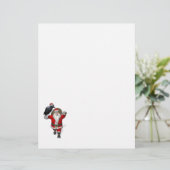 Jolly Santa Claus houdt van Black Ravens (Staand voorkant)