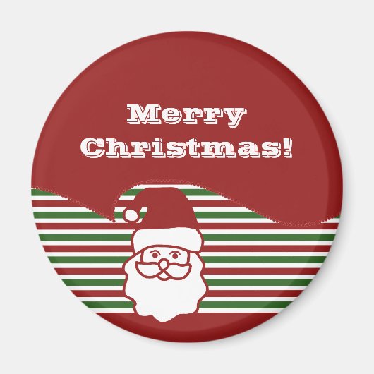 Jolly Santa Claus Magnet (Devant)