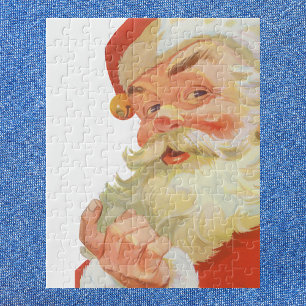 Jolly Santa Claus met een geheim kerstfeest Legpuzzel