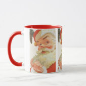 Jolly Santa Claus met een geheim kerstfeest Mok (Links)