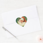 Jolly Santa Face Hart Sticker (Envelop)