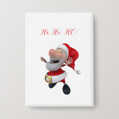 Jolly Santa Ho Ho Button (Voorkant)