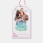 Jolly Santa kerstcadeau tags Cadeaulabel (Achterkant)