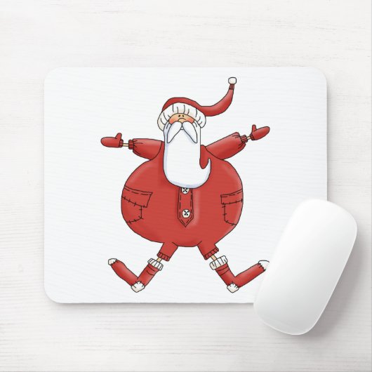 Jolly Santa T-shirts en geschenken Muismat (Met muis)