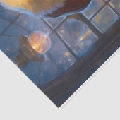 Jolly Santa Tissuepapier (Detail)