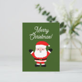 Jolly Sinterklaas cartoon Kerst briefkaarten (Staand voorkant)