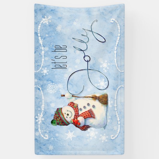 Jolly Snowman ID841 Spandoek (Verticaal)