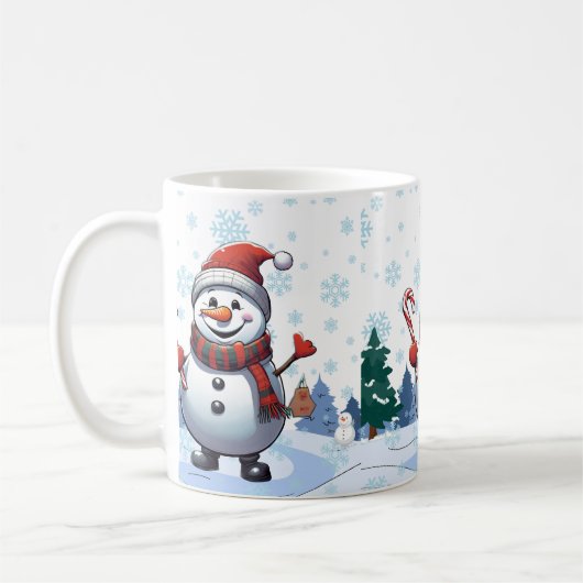 Jolly Snowman Koffiemok (Links)