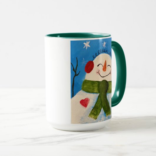Jolly Snowman Mug (Devant droit)