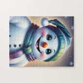 Jolly Snowman puzzel (Horizontaal)