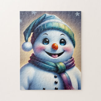 Jolly Snowman puzzel Legpuzzel