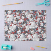 Jolly Snowman tissuepapier (Craft)