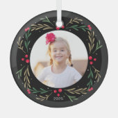 Jolly Souhaite une couleur modifiable ornement pho (Recto)