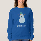 "Jolly Soul" Snowman Sweatshirt (Devant)