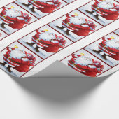 Jolly St. Nick Cadeaupapier (Hoek)